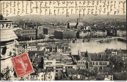 CPA Paris IV Ile de la Cité, Blick von Notre-Dame