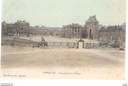 POSTALES  -PARIS  -FRANCIA  -VISTA GENERAL DEL CASTILLO DE VERSALLES (VUE GÉNÉRALE DU CHÂTEAU DE VERSAILLES )