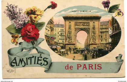 CPA - Carte Postale - France - Paris - Amitiés de Paris - 1924 (I10491)