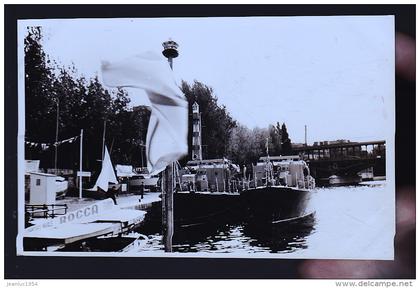 PARIS  REGATES VOILIERS YATCH CHANDLER     PHOTO  ORIGINALE ANNEES 50
