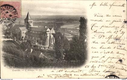 CPA Graville L Abbaye