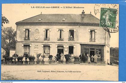 77 -  Seine et Marne  -  La Celle sur Seine - L'Hotel Moderne   (N6483)