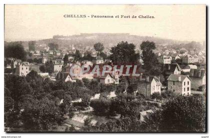 Chelles - Panorama et Fort de Chelles CPA