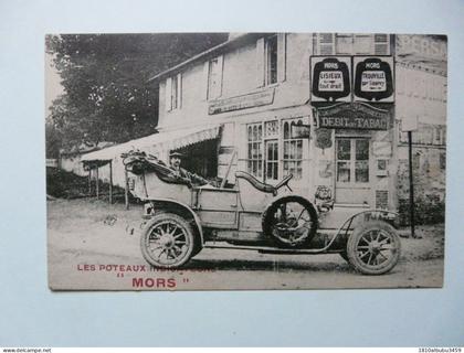 CPA 78 YVELINES - MORS : LES POTEAUX INDICATEURS "MORS" - Scène animée (automobile)