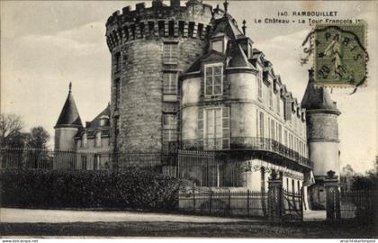 CPA Rambouillet Yvelines, Schloss, Tour Francois Ier