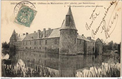 CPA Chateau de Maisontiers - par Saint-Loup-Lamaire (1141048)