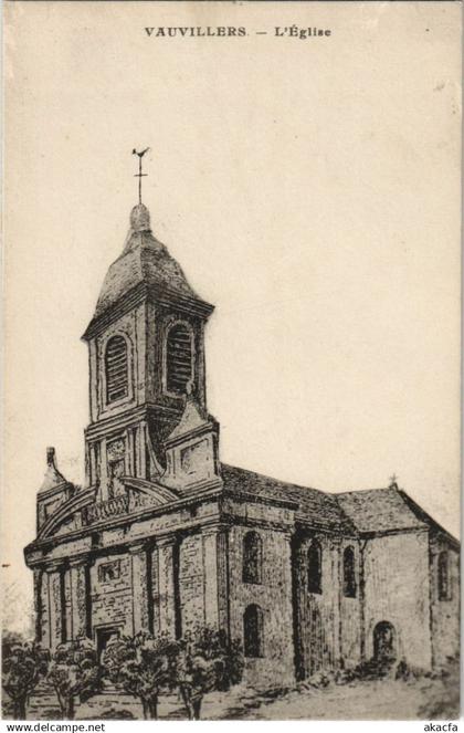 CPA VAUVILLERS Église (17802)
