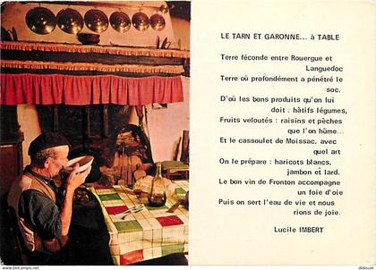 Carte Postale - 82 - Tarn et Garonne - Le Tarn et Garonne à table - Multivues - CPM - Voir Scans Recto-Verso - Poscard -