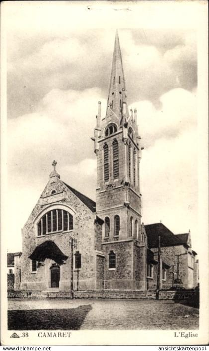 CPA Camaret sur Aigues Vaucluse, Kirche