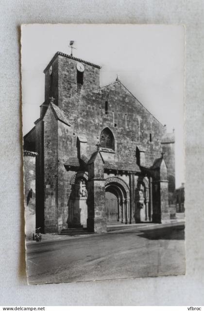 Cpsm, Foussais, l'église, Vendée 85