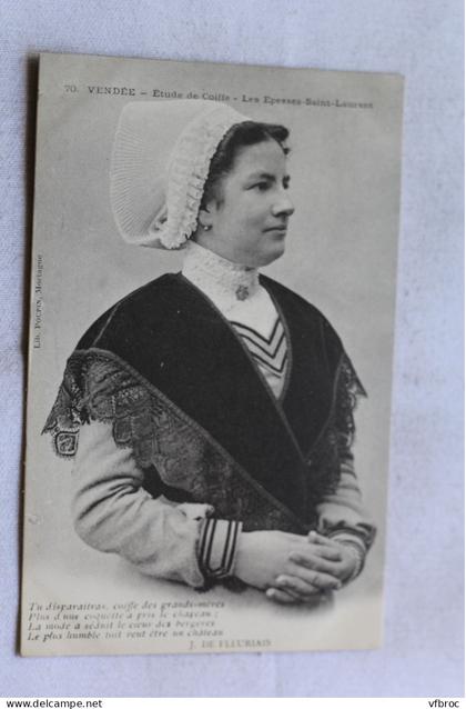 Les Epesses saint Laurent, étude de coiffe, Vendée 85