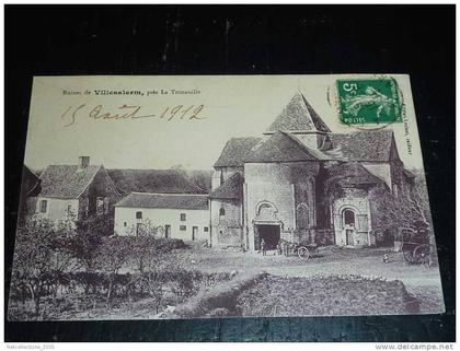 RUINES DE VILLESALERM - PRES LA TRIMOUILLE - 86 VIENNE - A