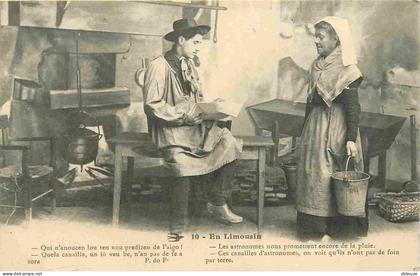 Carte Postale Ancienne - 87 - Limousin - Animée - Folklore Scènes et Types - intérieur Limousin - Les astronomes nous pr