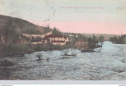 87 / CONDAT / LIMOUSIN ILLUSTRE / VUE SUR LA VIENNE/ COLORISEE