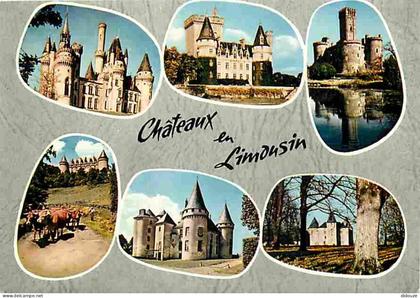 Carte Postale - 87 - Haute Vienne - Limousin - Chateaux en Limousin - Multivues - Carte Neuve - CPM - Voir Scans Recto-V
