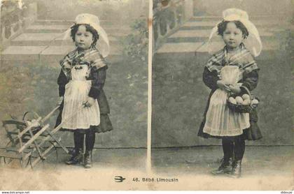 Carte Postale Ancienne - 87 - Limousin - Bébé Limousin - Animée - Folklore Scènes et Types - Enfants - CPA - Oblitératio