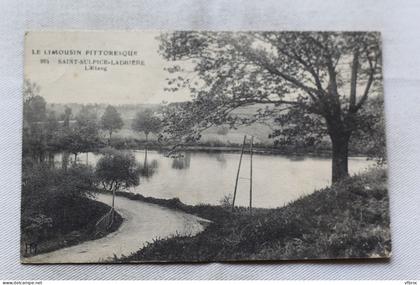 Saint Sulpice Laurière, l'étang, Haute Vienne 87