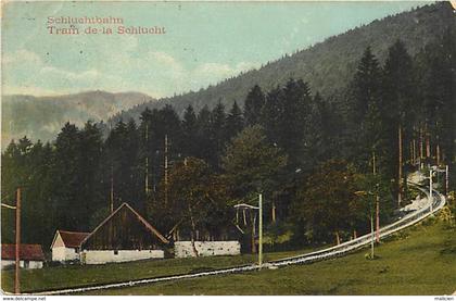 - vosges -ref-A826-  ligne de chemin de fer de la schlucht - schluchtbahn -