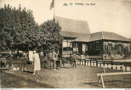 vittel * le golf * golfeur link links sport