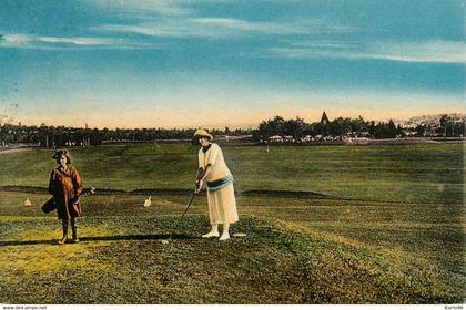 vittel * le jeu de golf * link links golfeur sport