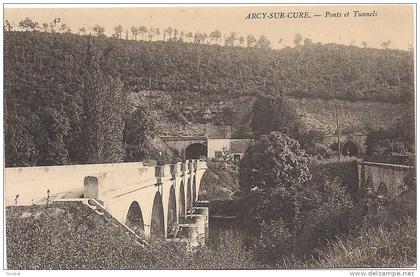 cp , 89 , ARCY-sur-CURE ,  Ponts et Tunnels