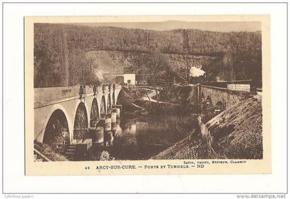cp, 89, Arcy-sur-Cure, Ponts et Tunnels
