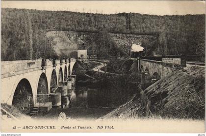 CPA AK Arcy s Cure Ponts et Tunnels FRANCE (1176718)