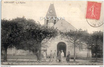 95 AINCOURT - L'église