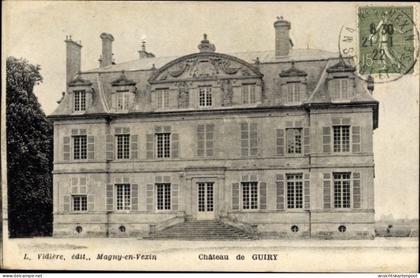 CPA Magny en Vexin Val-d’Oise, Chateau de Guiry