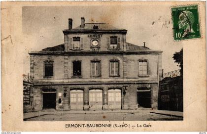 CPA ERMONT-EAUBONNE - La Gare (519582)