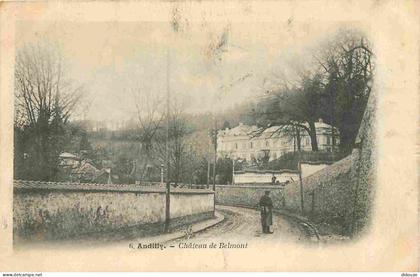 Carte Postale Ancienne - 95 - Andilly - Château de Belmont - Animée - Précurseur - CPA - Oblitération de 1903 - Voir Sca