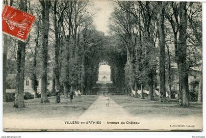 CPA - Carte postale - France - Villers sur Arthies - Avenue du Château - 1909  (CP553)