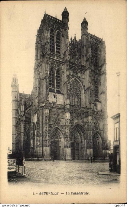CPA Abbeville CAthedrale
