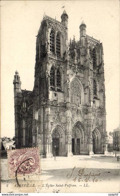 CPA Abbeville L'eglise Saint Vulfran
