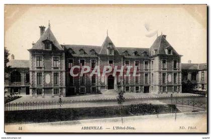 CPA Abbeville L'hotel dieu