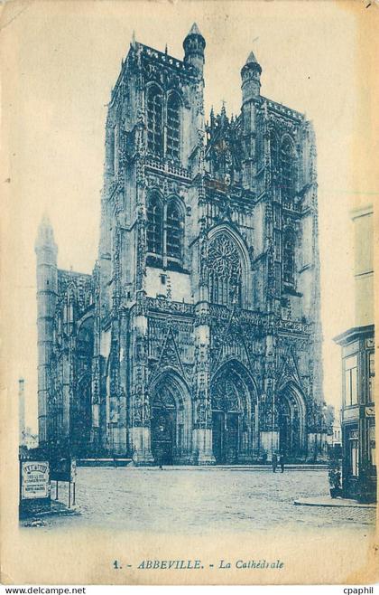 CPA Abbeville La Cathedrale