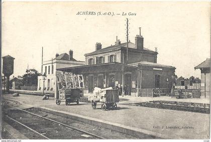 CPA Achères La Gare