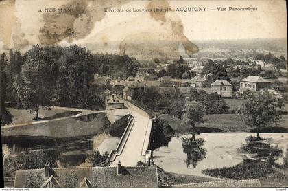 CPA Environs de Louviers Acquigny Vue Panoramique