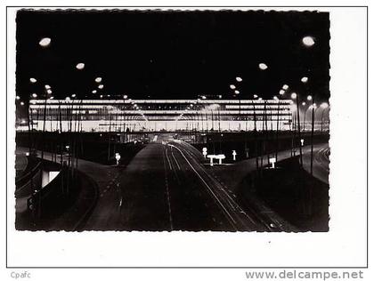 carte 1955 AEROPORT DE PARIS ORLY / installations terminales ,vues de nuit