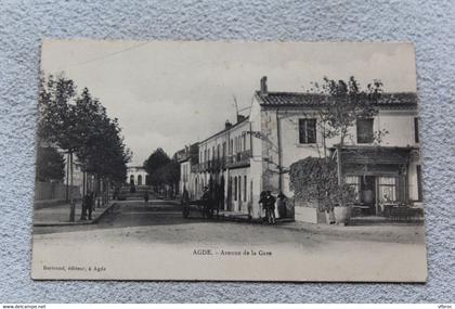 Agde, avenue de la gare, Hérault 34