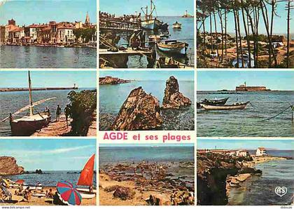 Carte Postale - 34 - Agde - Agde et ses Plages - Multivues - CPM - Voir Scans Recto-Verso - Poscard - Carta Postal -  Po