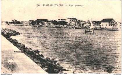 CPA Carte Postale France  Agde Le Grau d'Agde 1931  VM45386+