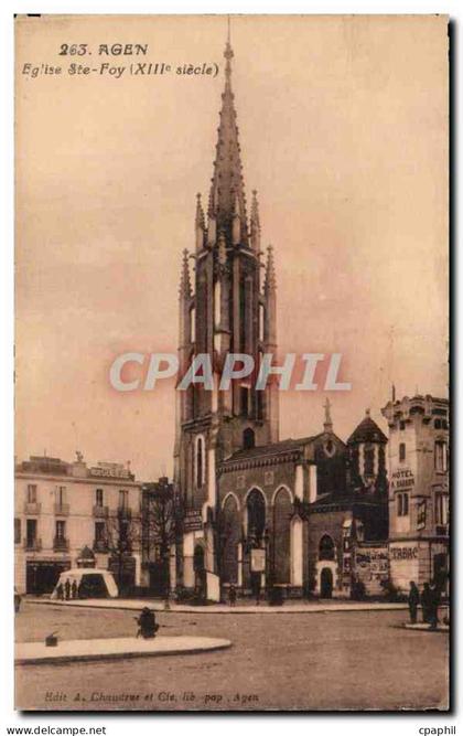 CPA Agen Eglise Ste Foy