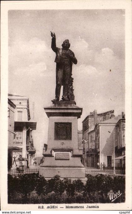 CPA Agen Monument Jasmin