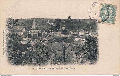 (CPA 21)  AIGNAY-LE-DUC (côté Ouest)