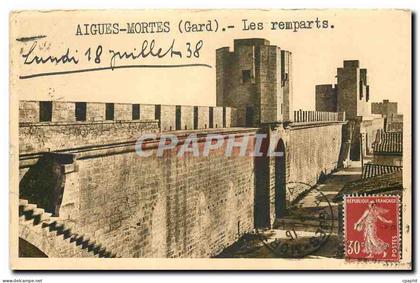 CPA Aigues Mortes Gard Les remparts