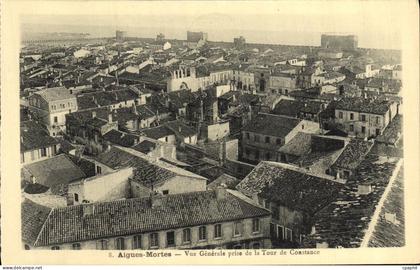 CPA Aigues Mortes Vue Generale prise de la Tour de Constance