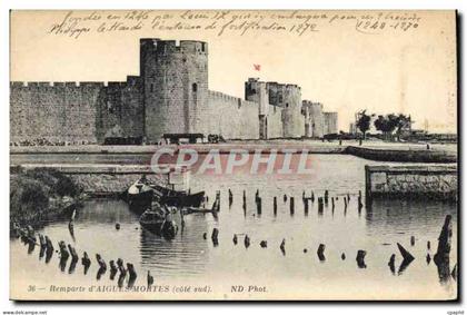 CPA Remparts d'Aigues Mortes cote sud
