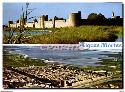 CPM Aigues Mortes Gard Havre naturel a l'interieur des lagunes Aigues Mortes devien par la volonte d