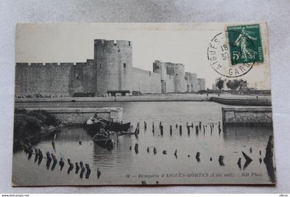 remparts d'Aigues Mortes, côté Sud, Gard 30